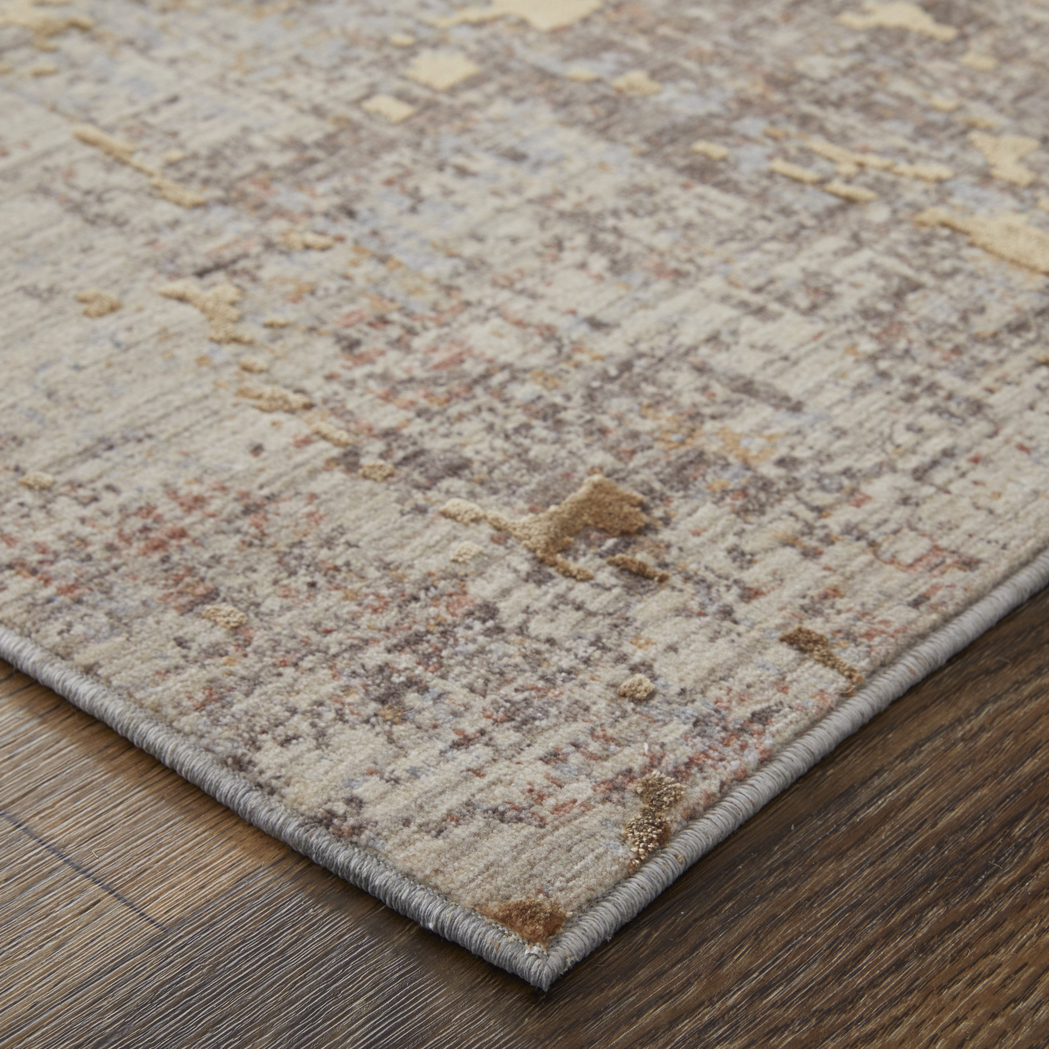 Pryor Modern Abstract - Brown/Taupe/Tan Area Rug-4