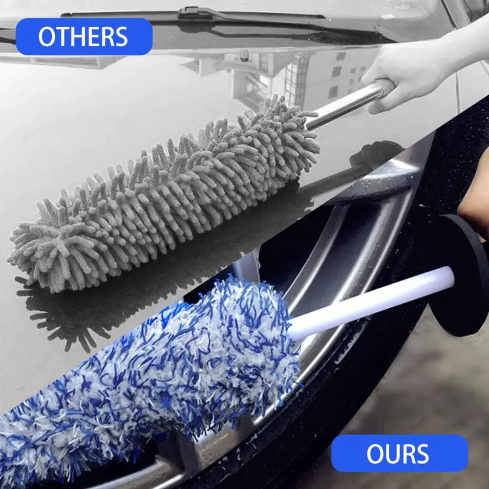 Car Alloy Wheel Cleaning Brush Tool Tire Washing Clean Soft Bristle Cleaner US