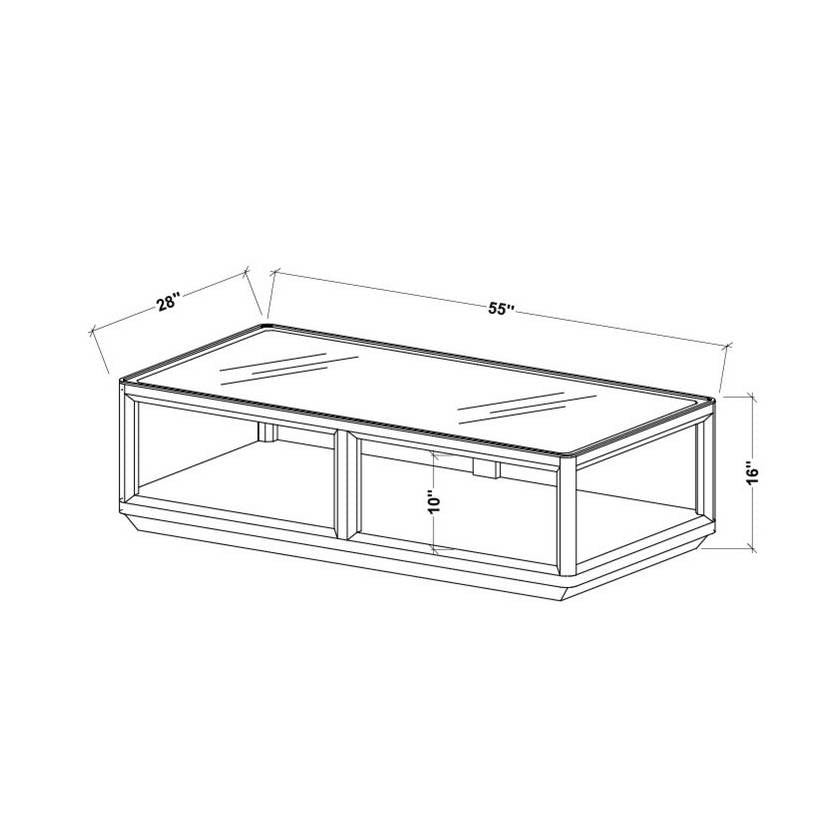 Noe Wheat Coffee Table-3