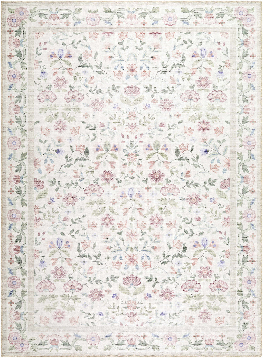 Brigid Washable Area Rug-0