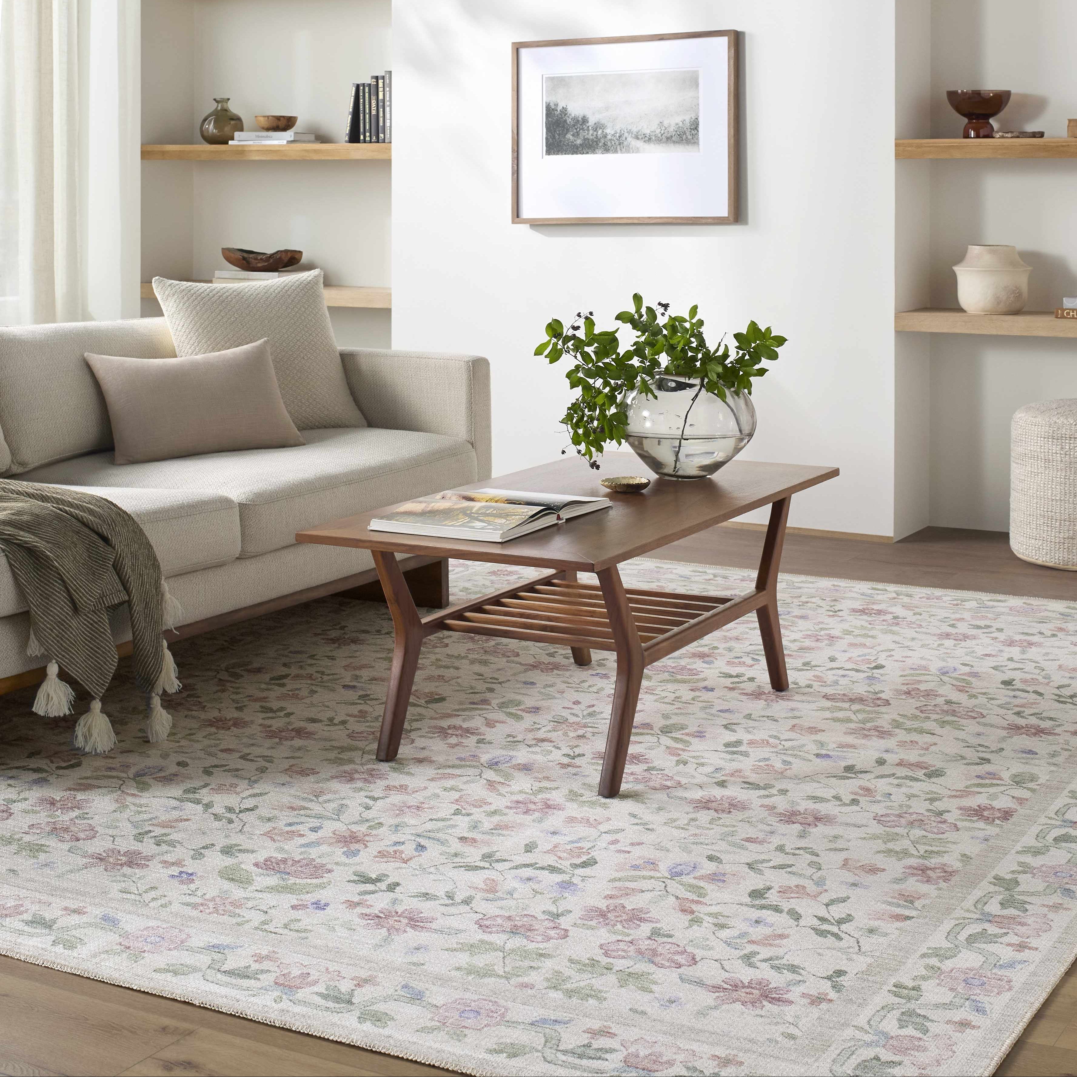 Brigid Washable Area Rug-2