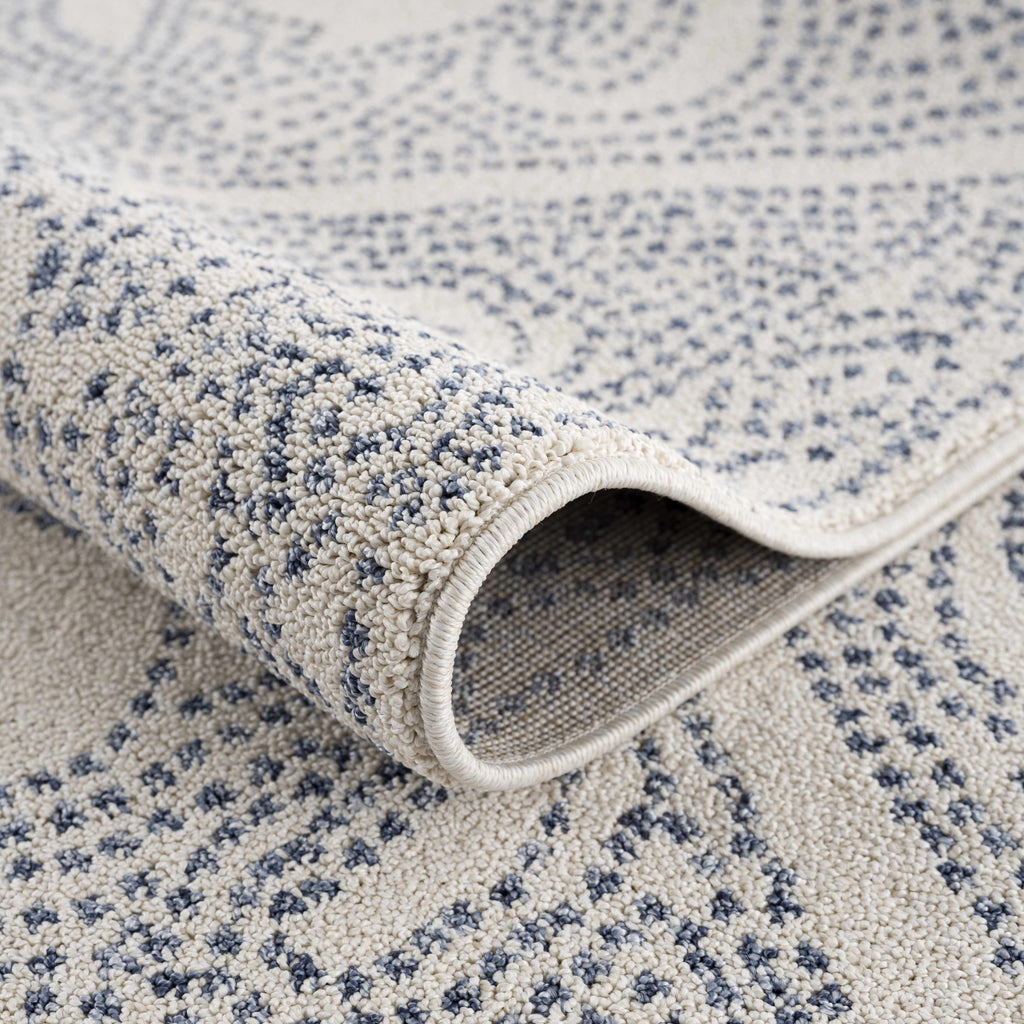 Birdwood Navy Area Rug - Clearance-4