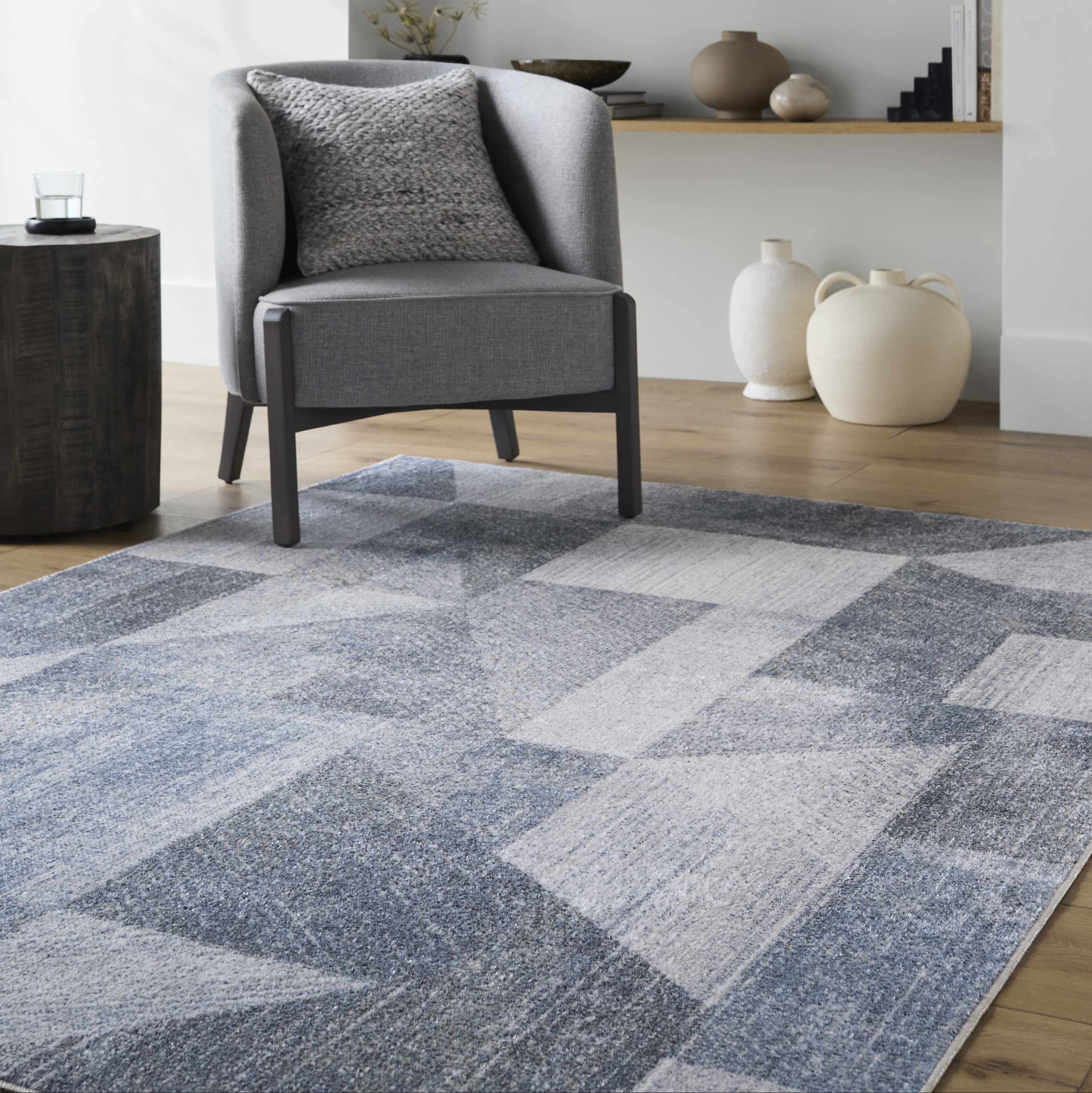 Chachi Washable Geometric Rug-1