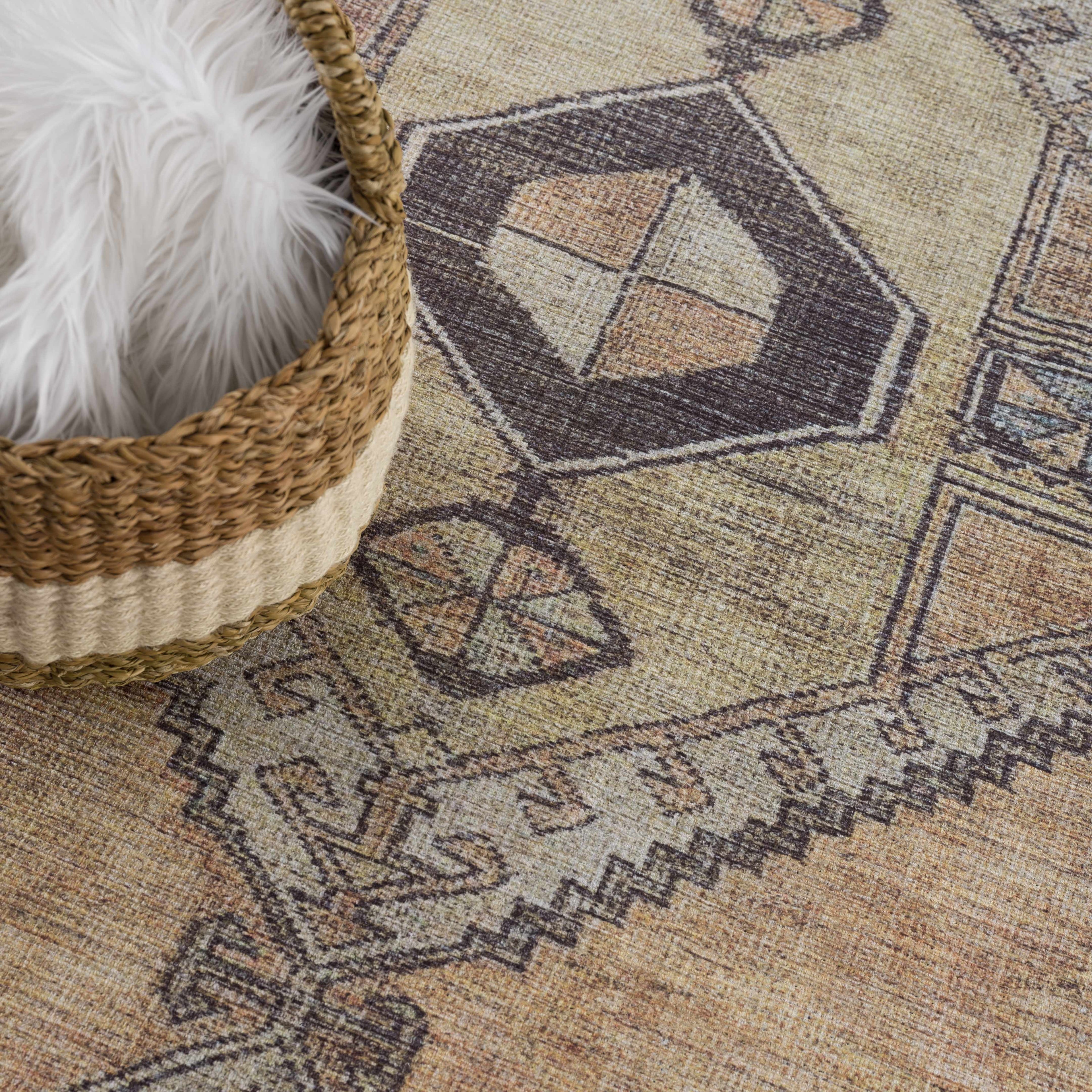 Medinah Washable Area Rug-4