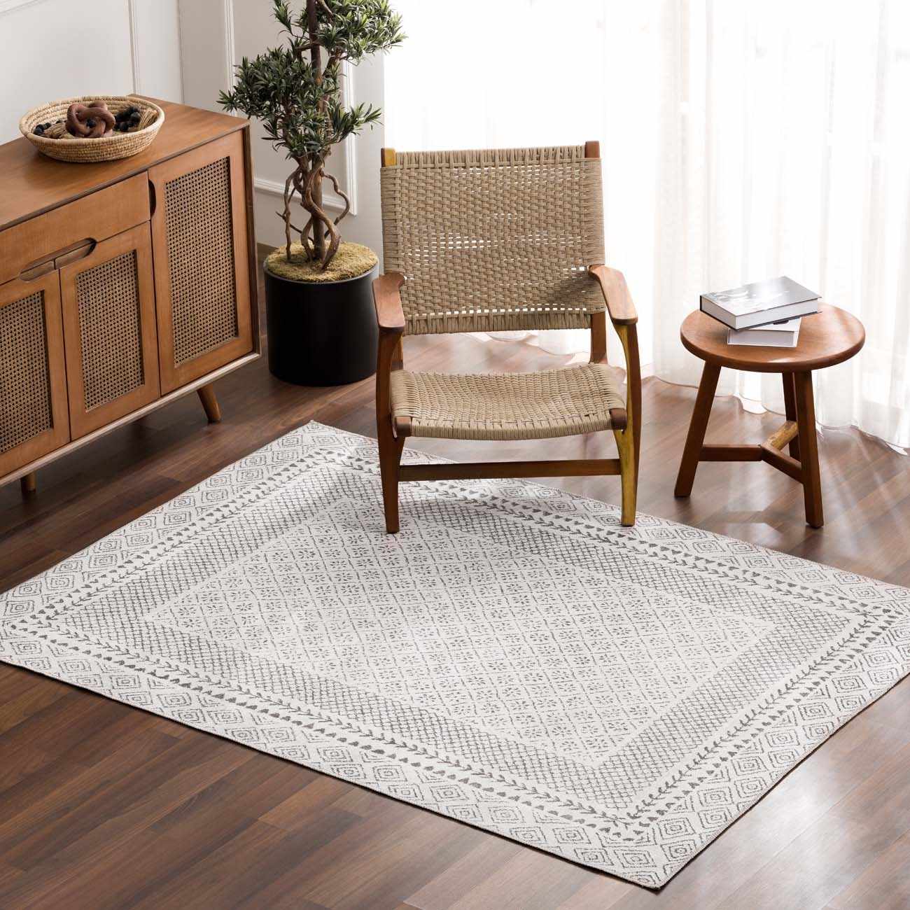 Burdette Washable Area Rug-2