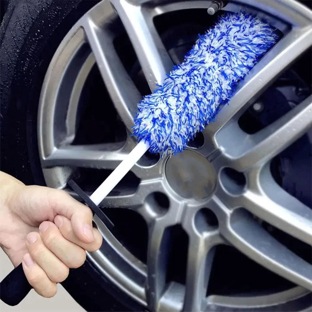 Car Alloy Wheel Cleaning Brush Tool Tire Washing Clean Soft Bristle Cleaner US