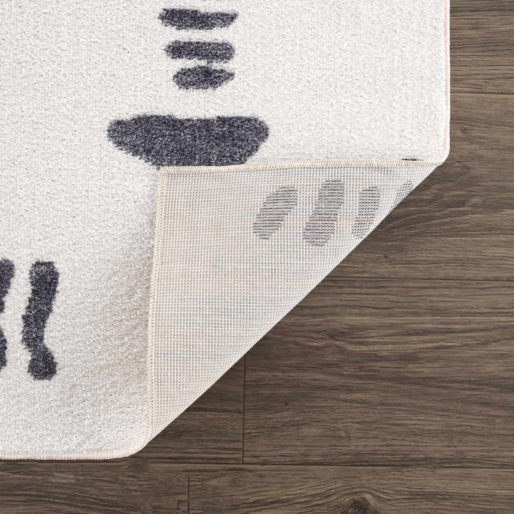 Eitan Gray Washable Area Rug - Clearance-4