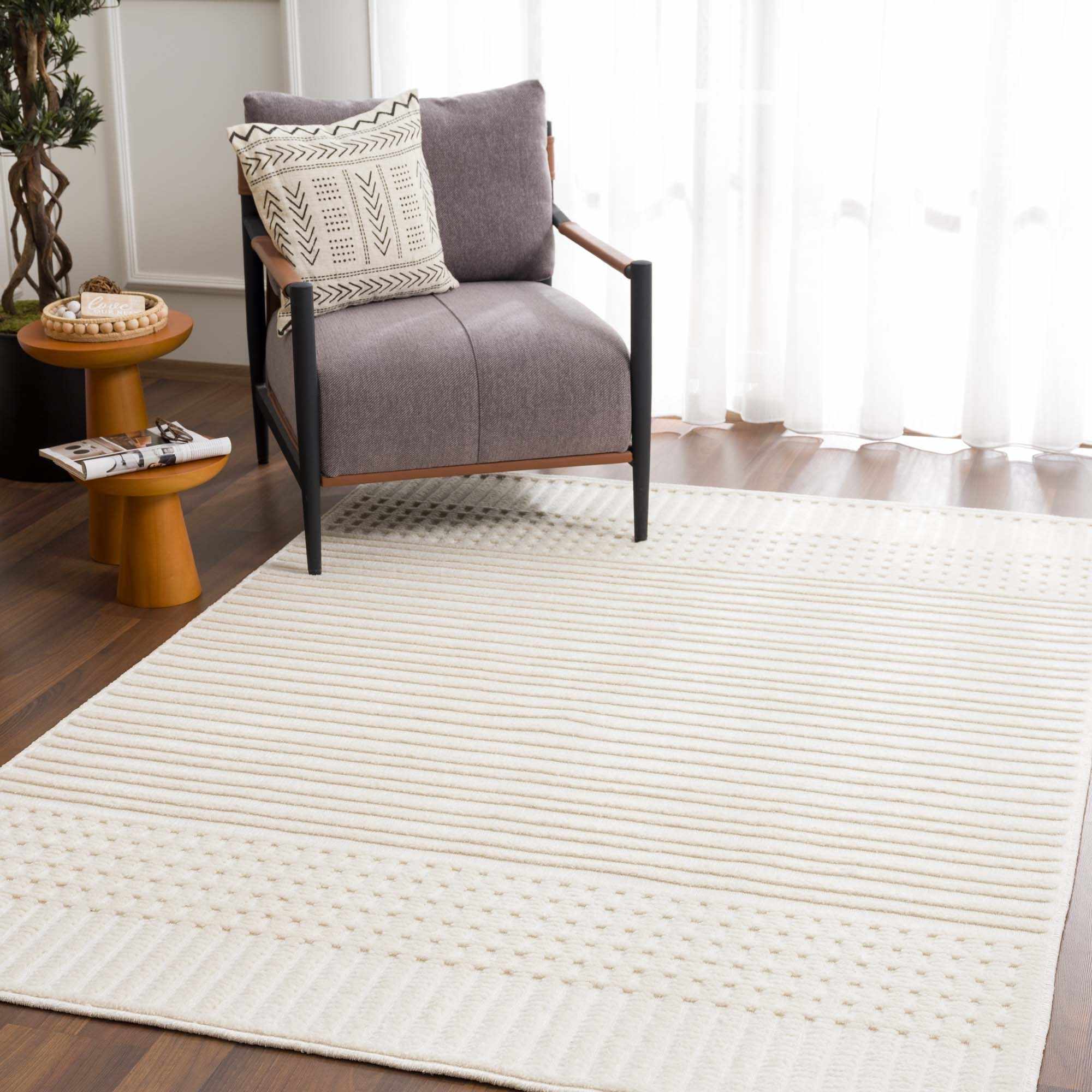 Rhun Washable Area Rug-2