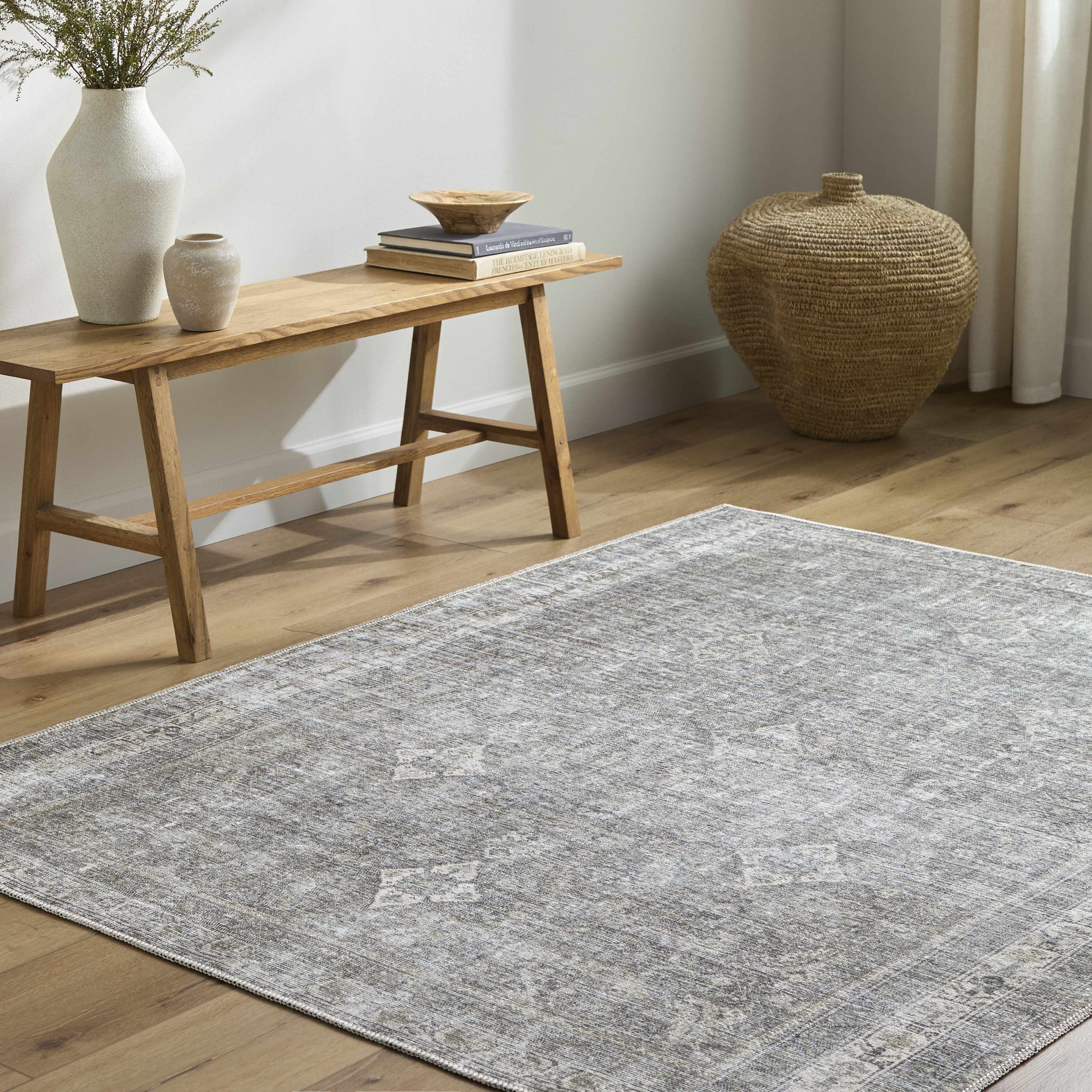 Kelda Washable Area Rug-1