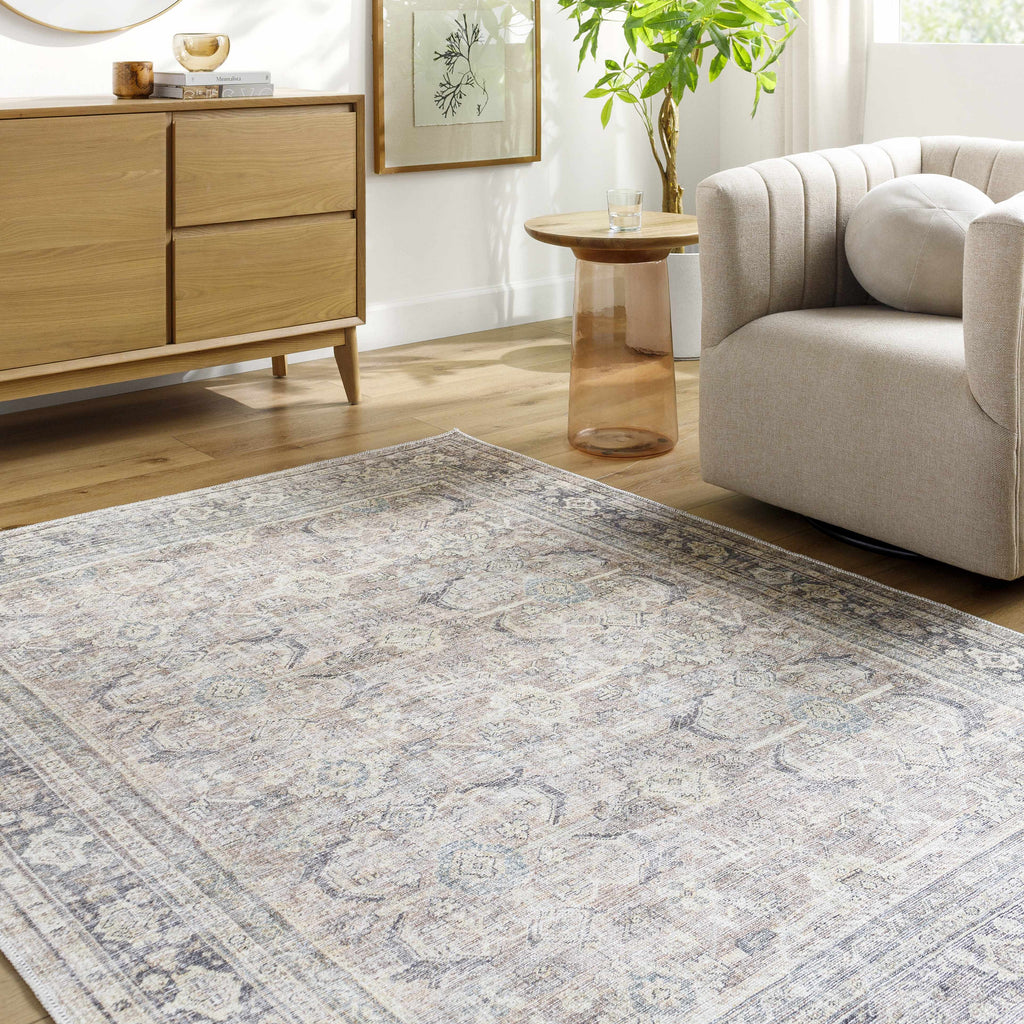 Zahar Washable Area Rug-1