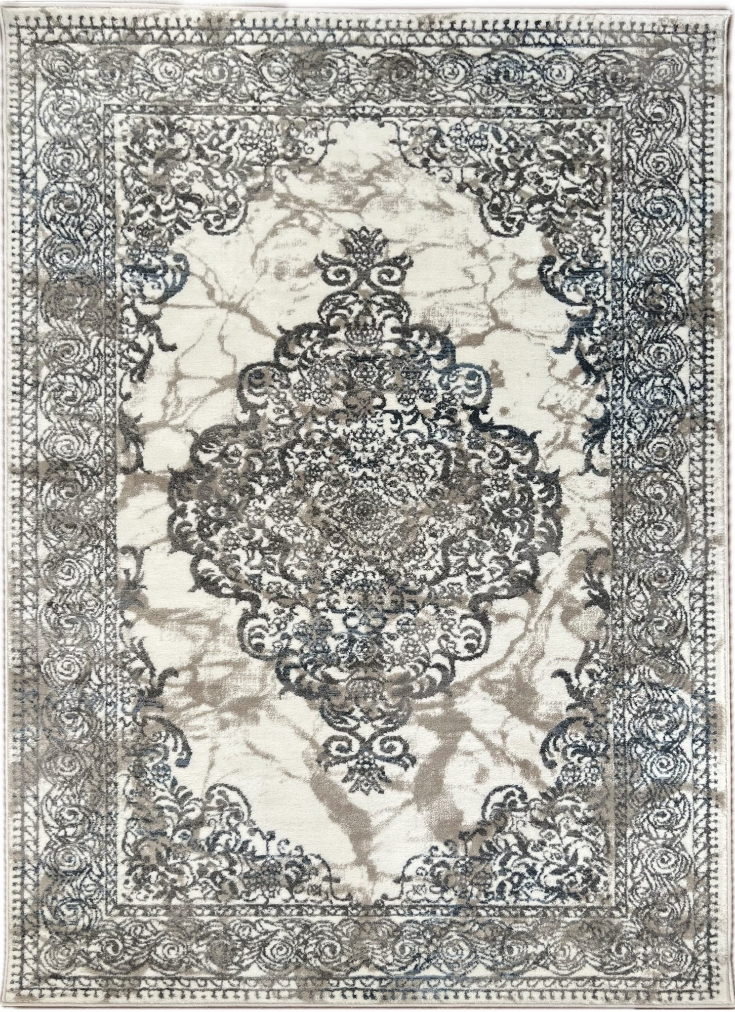 Canvello Area Rugs Premium Rugs for Living Room, Bedroom, Home Dining, Ivory, Grey, Beige-0