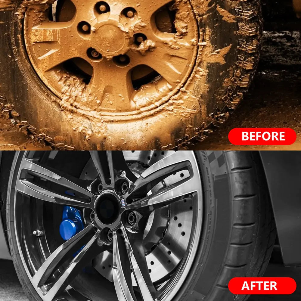 Car Alloy Wheel Cleaning Brush Tool Tire Washing Clean Soft Bristle Cleaner US