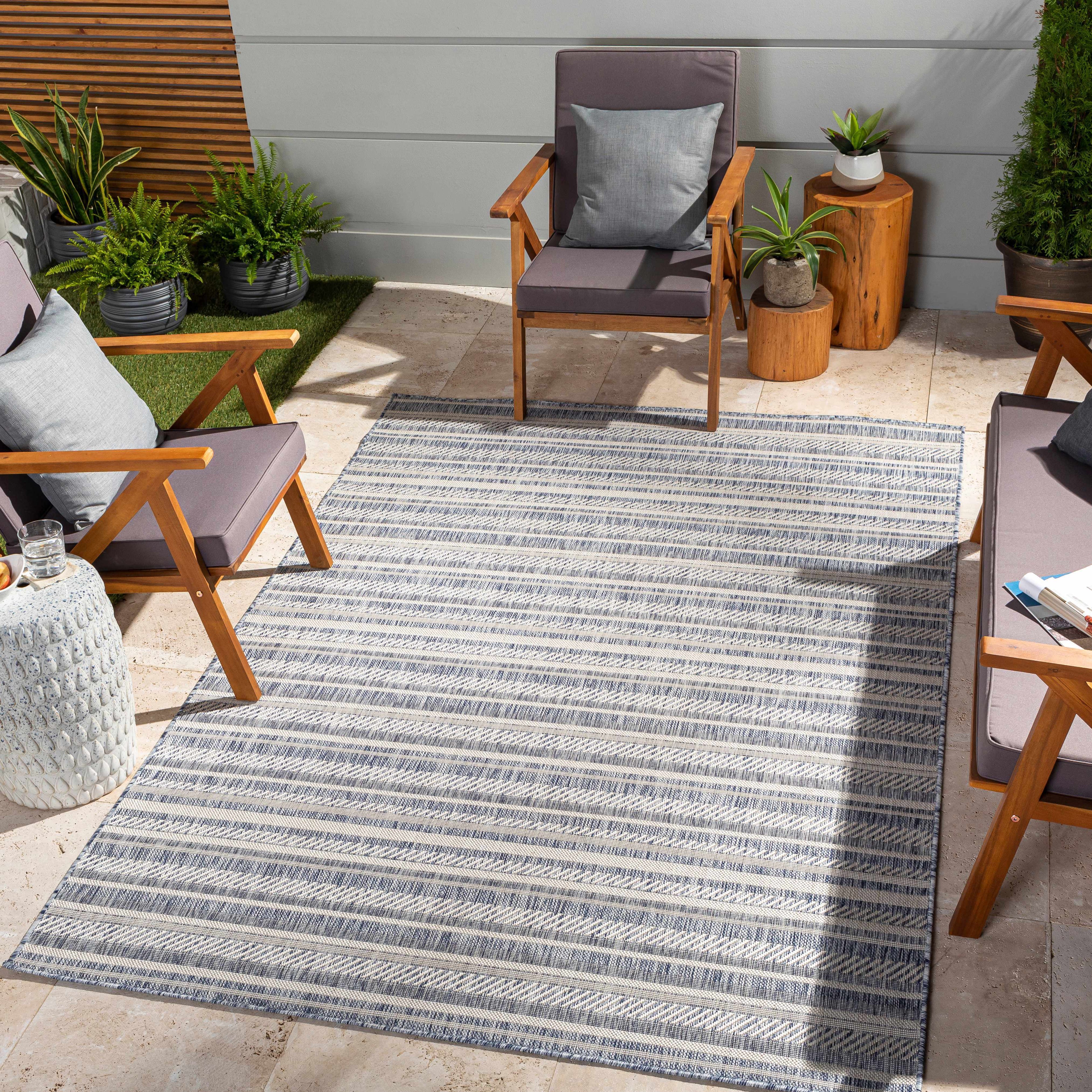 Emirgazi Striped Nordic Rug-0