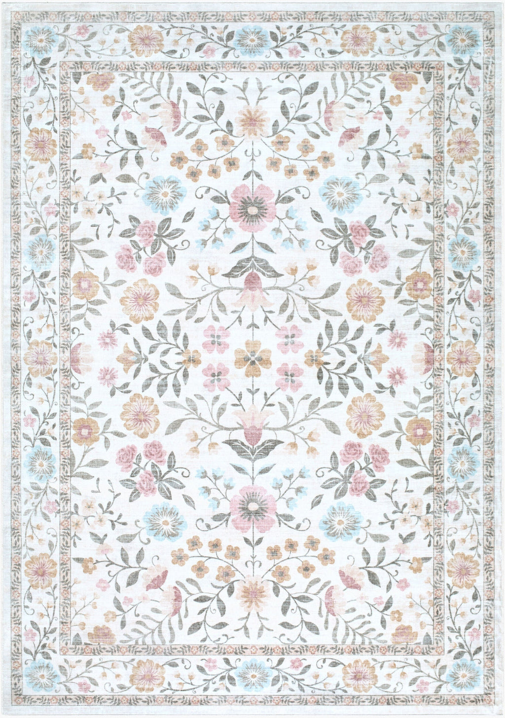 Johnna Washable Area Rug-0
