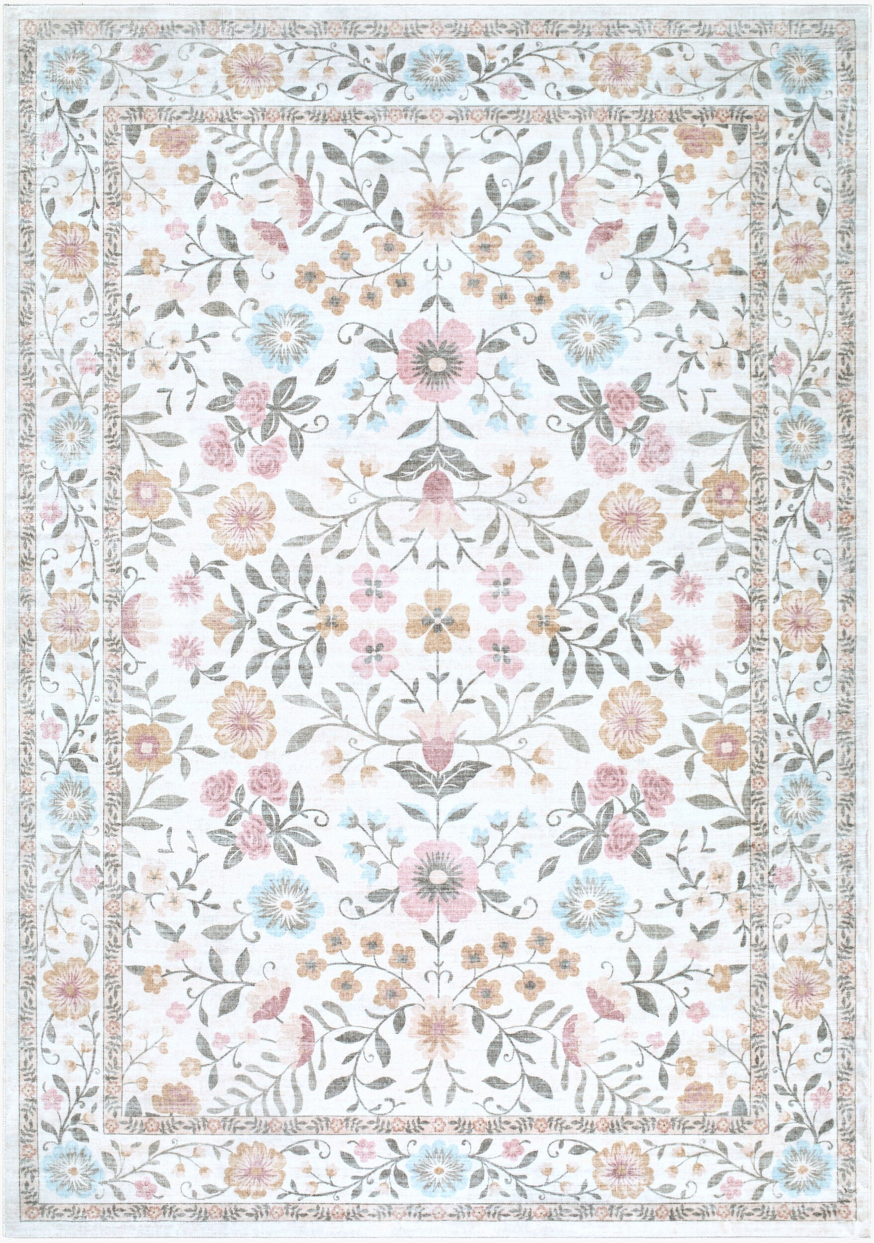 Johnna Washable Area Rug-0