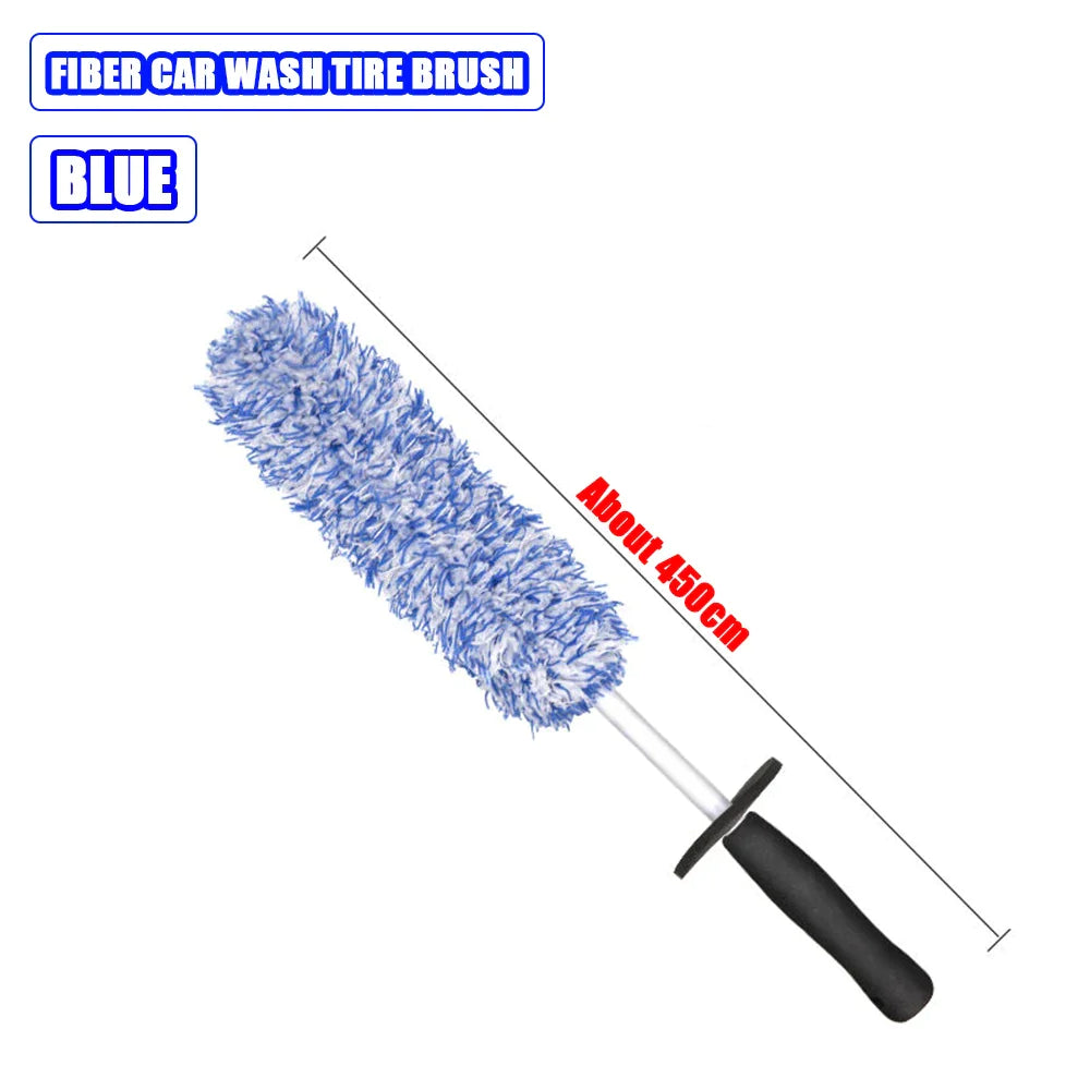 Car Alloy Wheel Cleaning Brush Tool Tire Washing Clean Soft Bristle Cleaner US